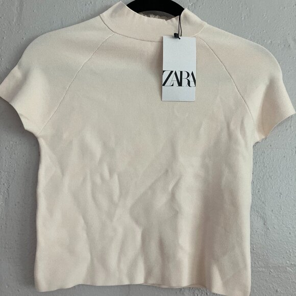 Zara - Mock Neck Top - Picture 1 of 7